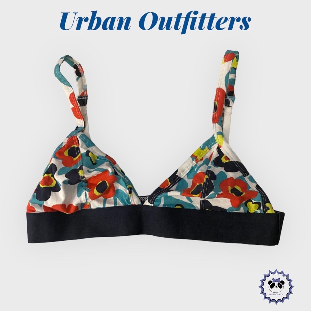 ⭐️ 3 for $22~Urban Outfitters | Out From Under - Red Poppy Floral Bralette, Med